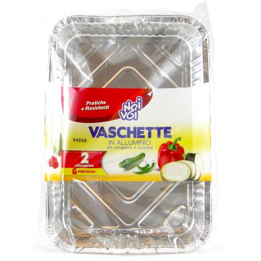 2 Contenitori senza coperchio 6 porzioni Noi & Voi
