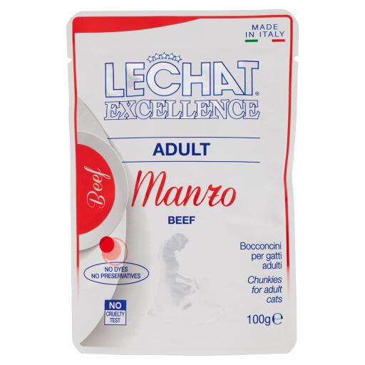 Lechat excellence manzo adult 100g