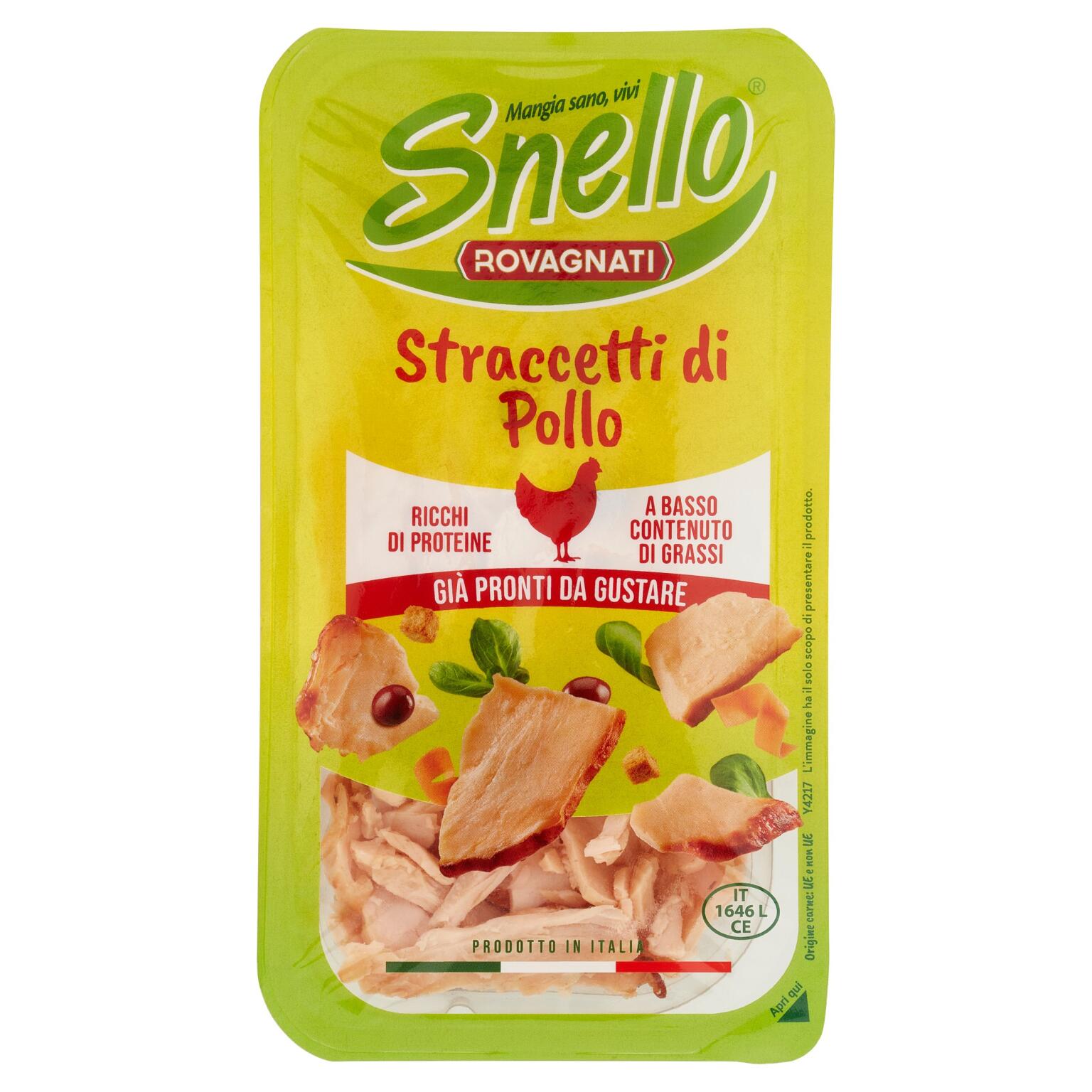 Straccetti di Petto di Pollo 90g Rovagnati