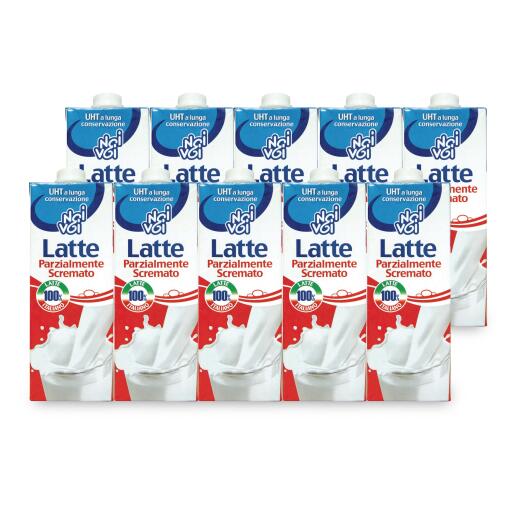 Latte parzialmente scremato 100% italiano 1LX10
