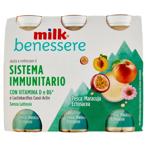 Milk Difese Immunitarie alla pesca e maracuja 6x100g