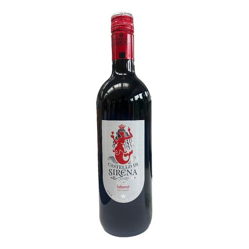 Vino Rosso Cabernet 75ml Castello di Sirena