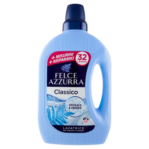 Detersivo liquido lavatrice classico 32 lavaggi   Felce azzurra