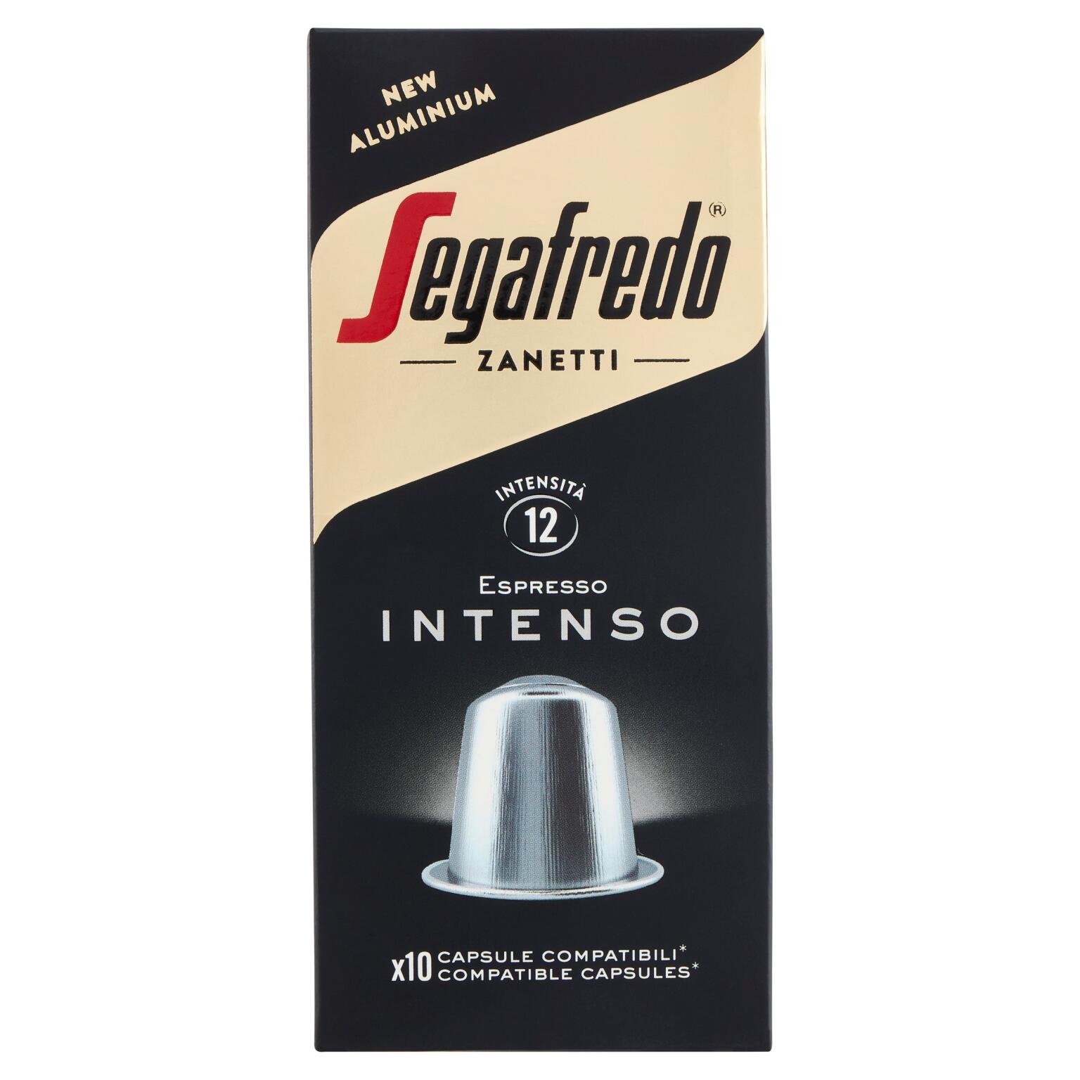 10 capsule gusto intenso compatibili con Nespresso 51g Segafredo