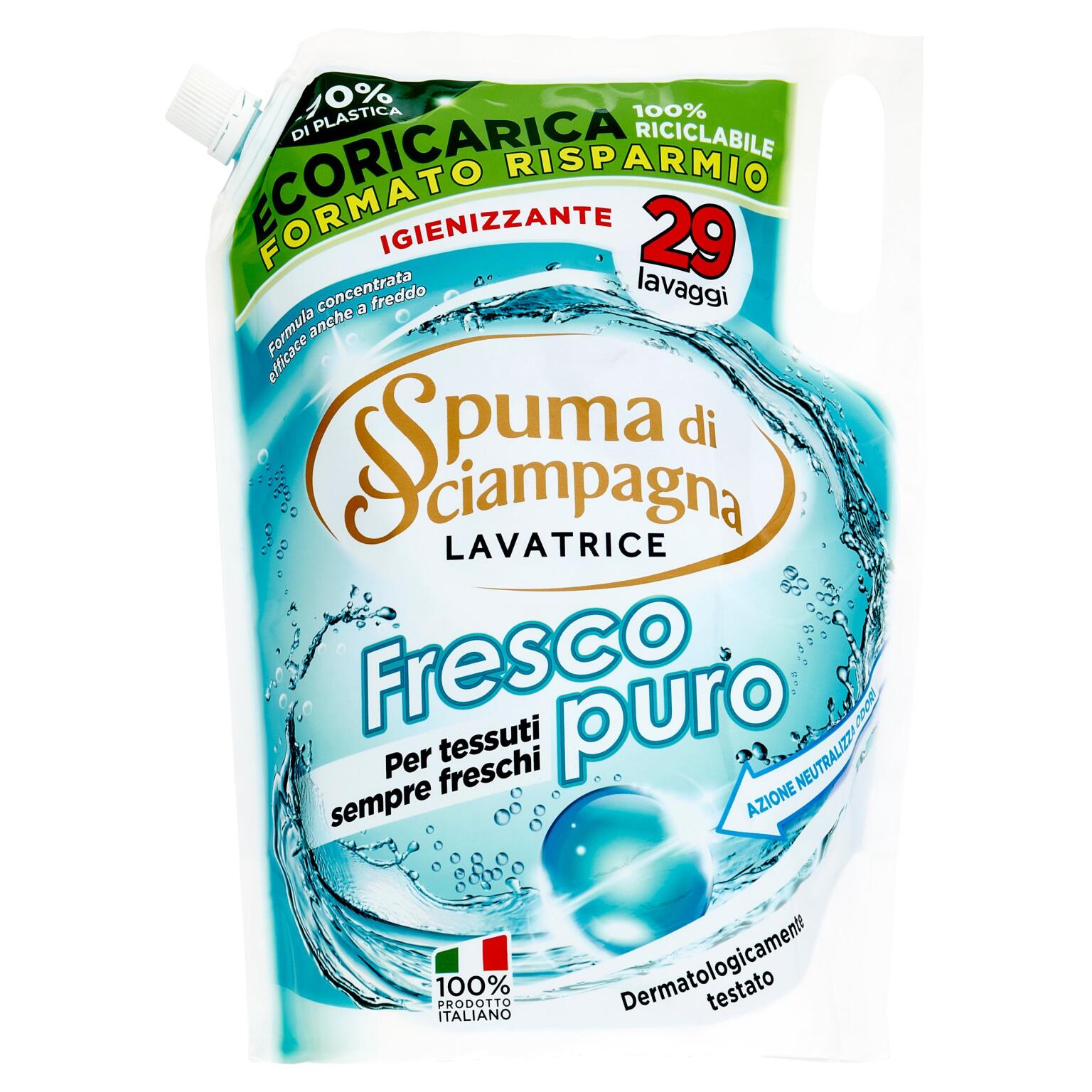 Ecoricarica Lavatrice 29 Lavaggi Fresco
