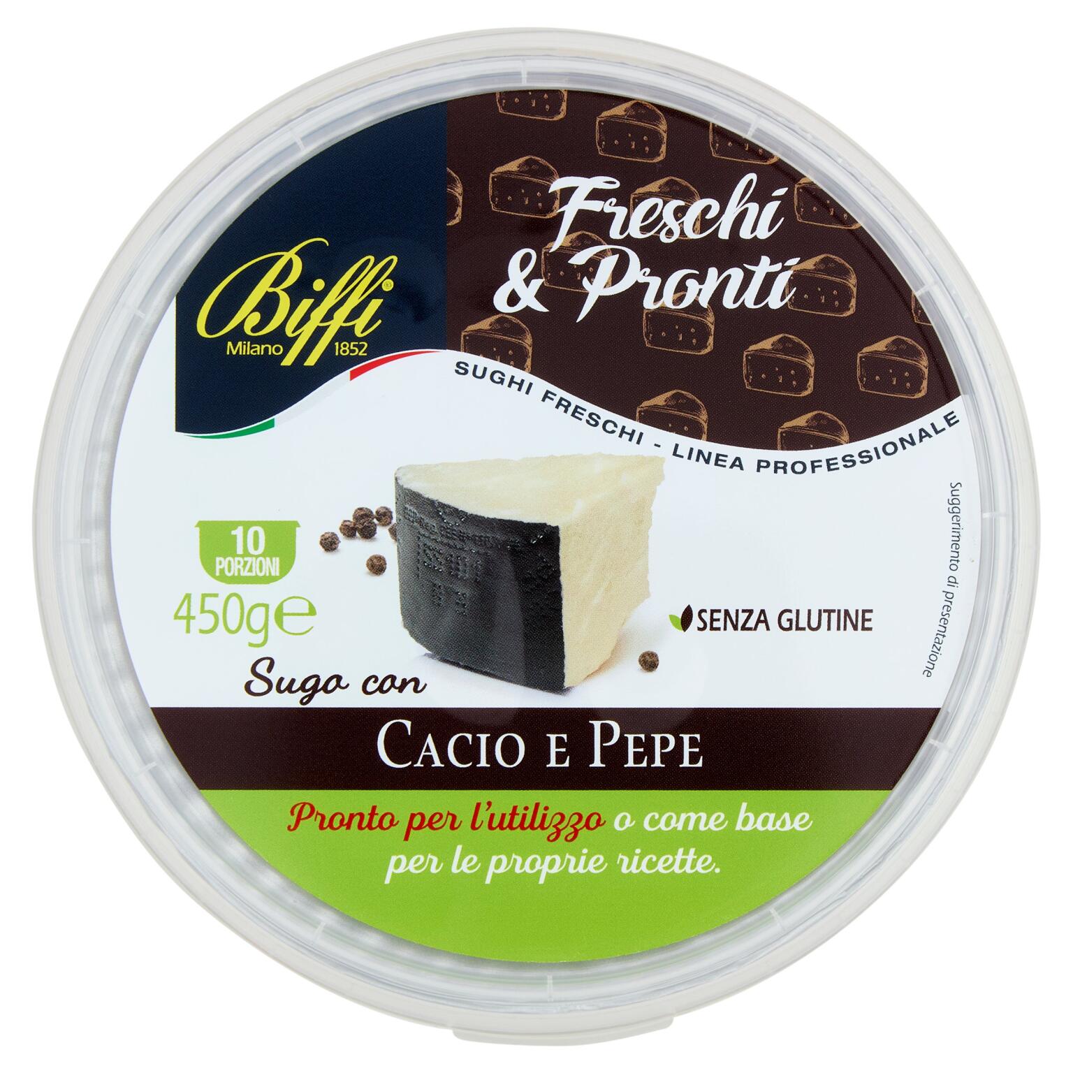 Sugo Fresco Cacio e Pepe 450g Biffi
