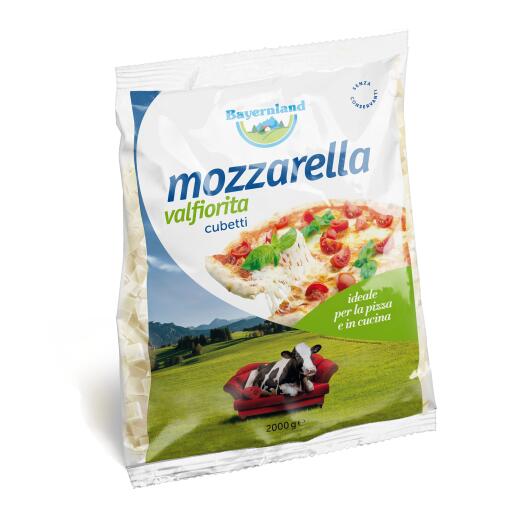 Mozzarella a cubetti 2Kg Bayernland