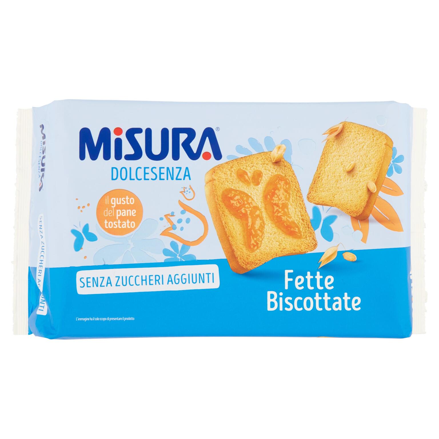 Fette Biscottate Dolcesenza 320g Misura