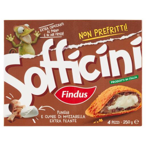 4 sofficini funghi e mozzarella 250g Findus