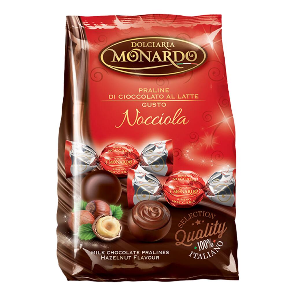 Praline alla Nocciola busta 100g Dolciaria Monardo