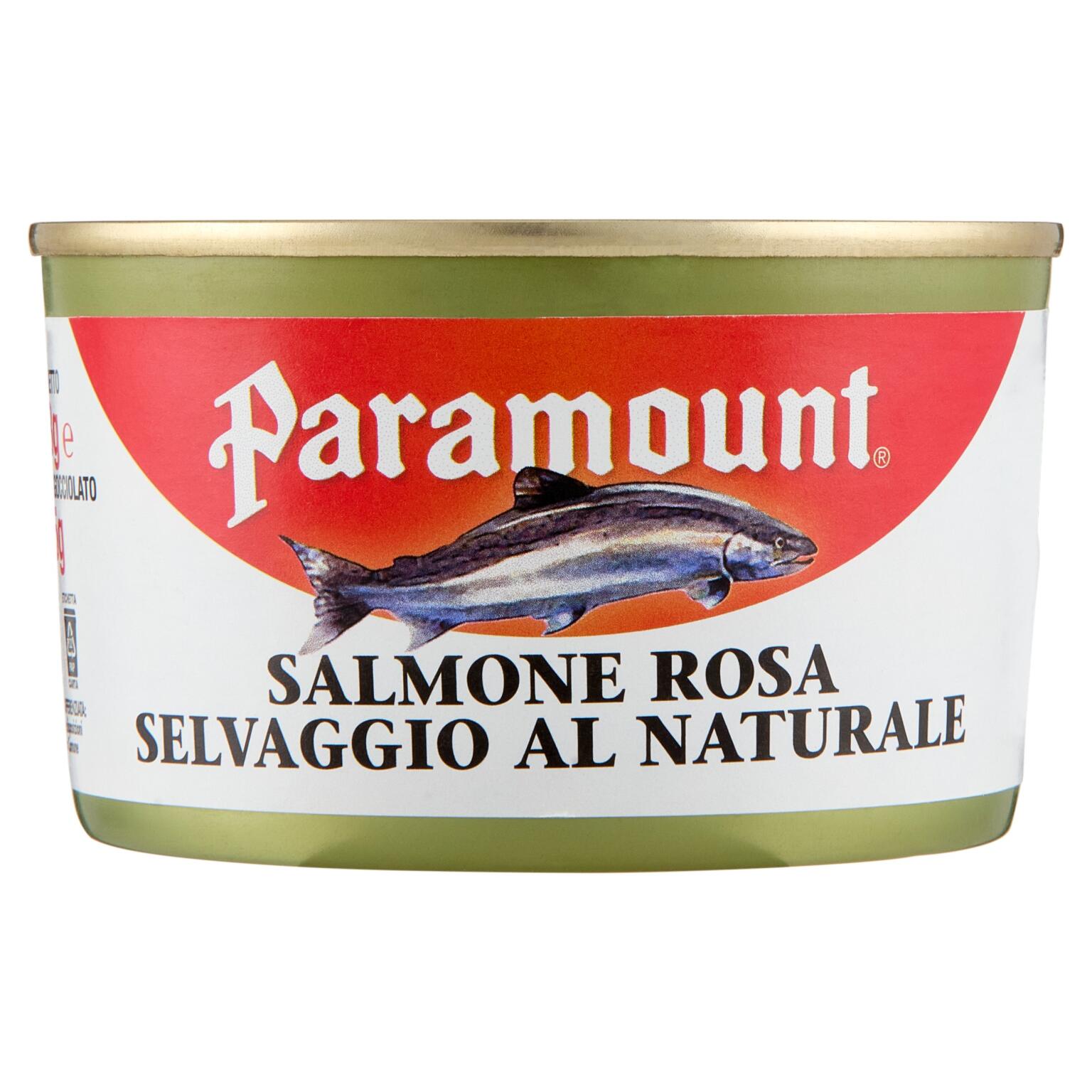 Salmone Rosa Selvaggio al naturale 213g Paramount