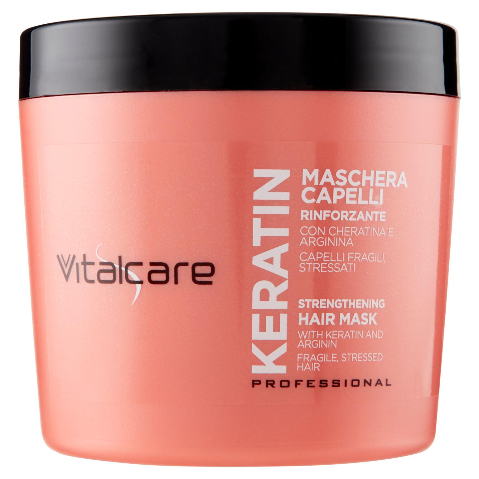Maschera per Capelli Keratin 500ml Vitalcare