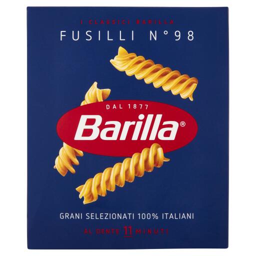 Fusilli pasta di semola di grano duro n°98 500g Barilla