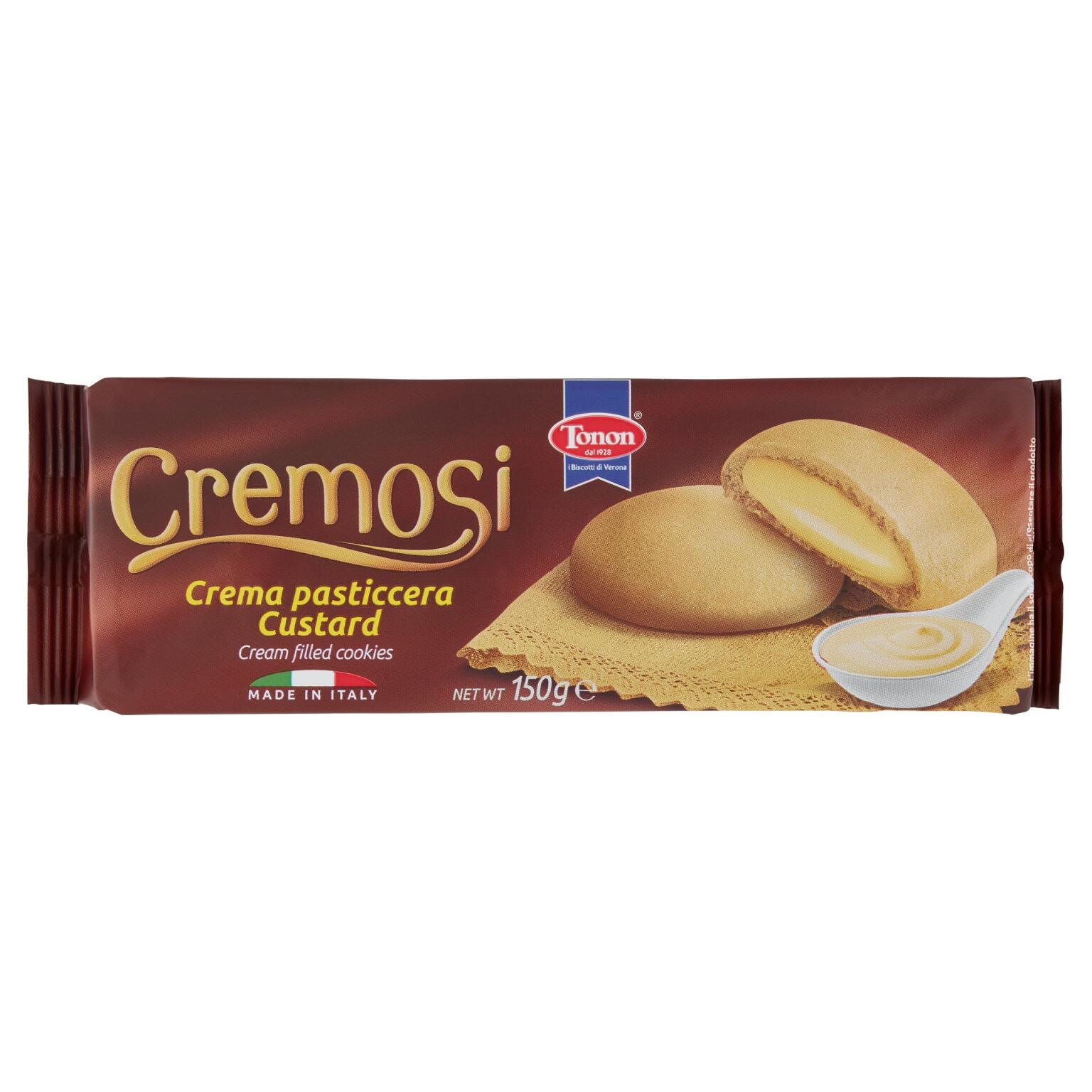 Biscotti cremosi farciti di crema al limone, 150g, Tonon