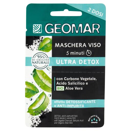 Maschera viso detox anti impurita' 15ml Geomar
