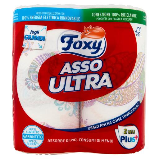 Carta cucina 2 rotoli Asso Ultra 2 veli