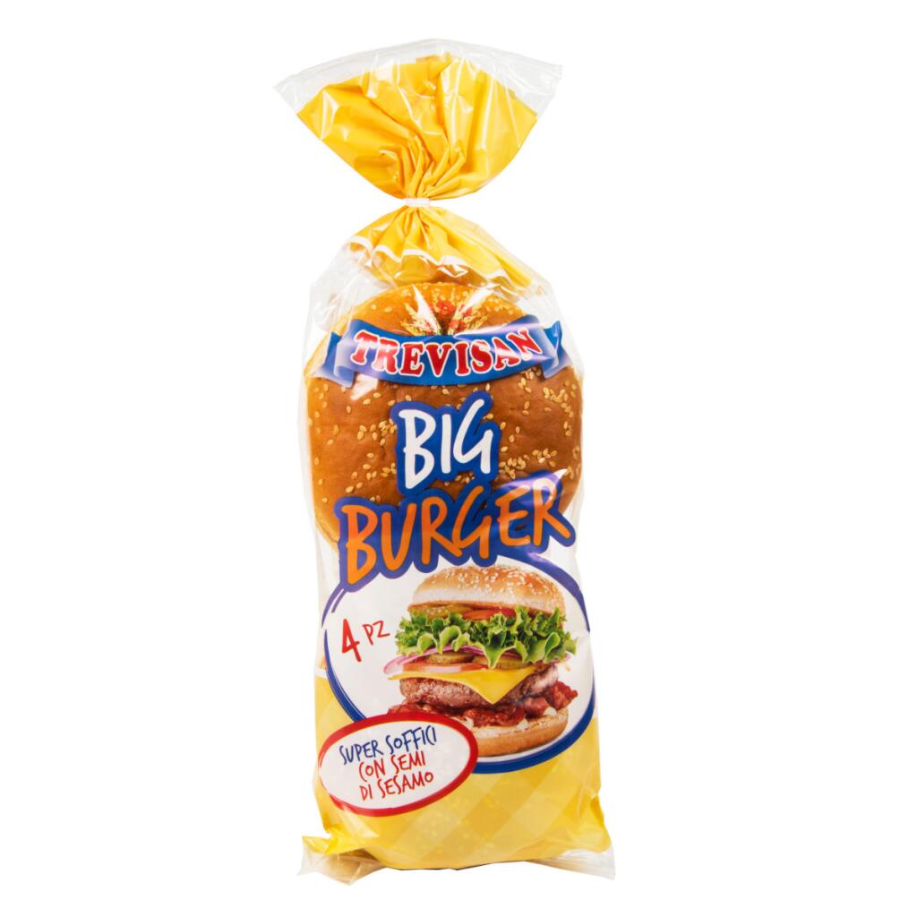 Pane big burger al sesamo 300g Trevisan
