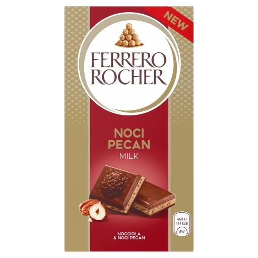 Tavoletta Rocher Latte Noci Pecan 90G Ferrero