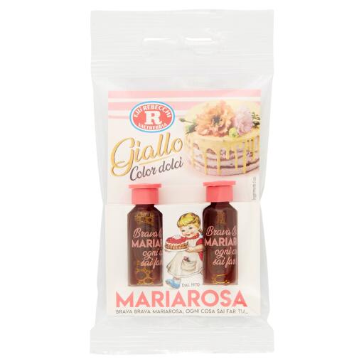 Colorante per dolci giallo 2fiale x5ml Rebecchi