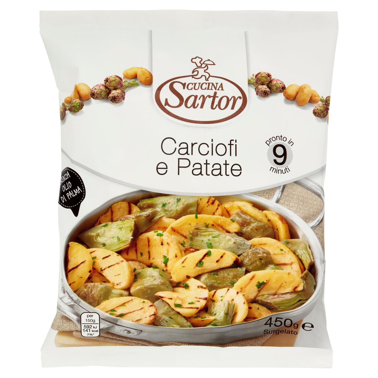 Carciofi e Patate Sartor 450g