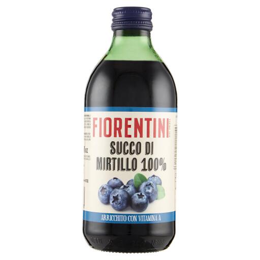 Succo di mirtillo al 100% 330ml Fiorentini