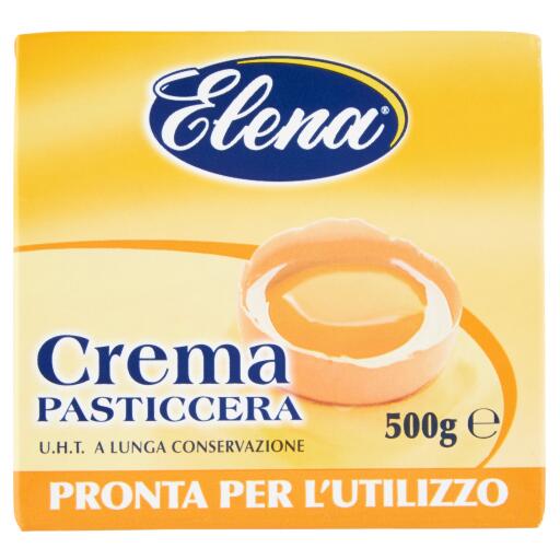 Crema pasticcera a lunga conservazione in brik da 500g Elena
