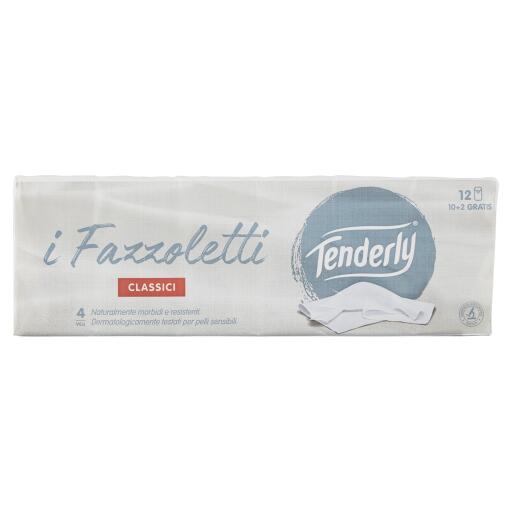 Fazzoletti Tenderly classici 4 veli 12 pacchetti
