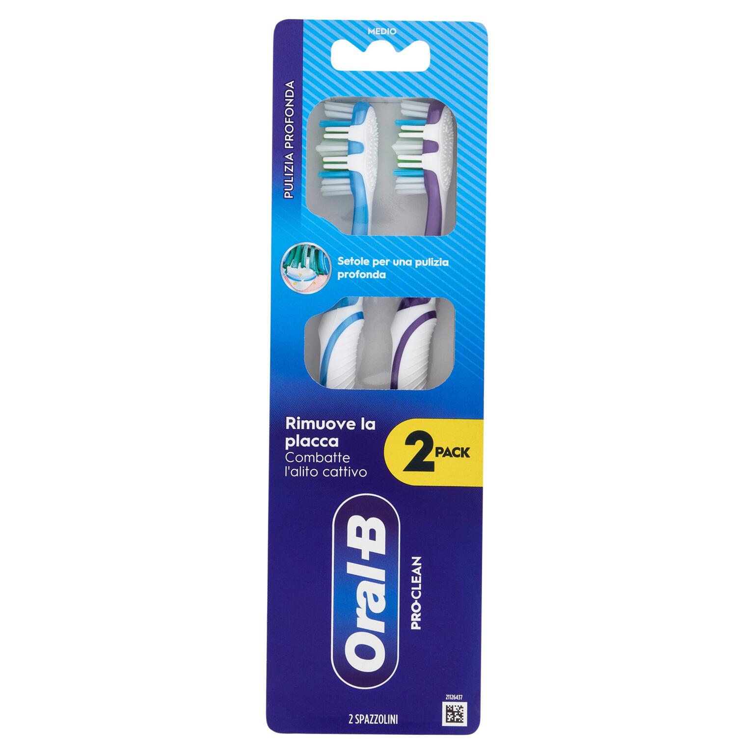 Spazzolino Oral-B deep clean da 2pz