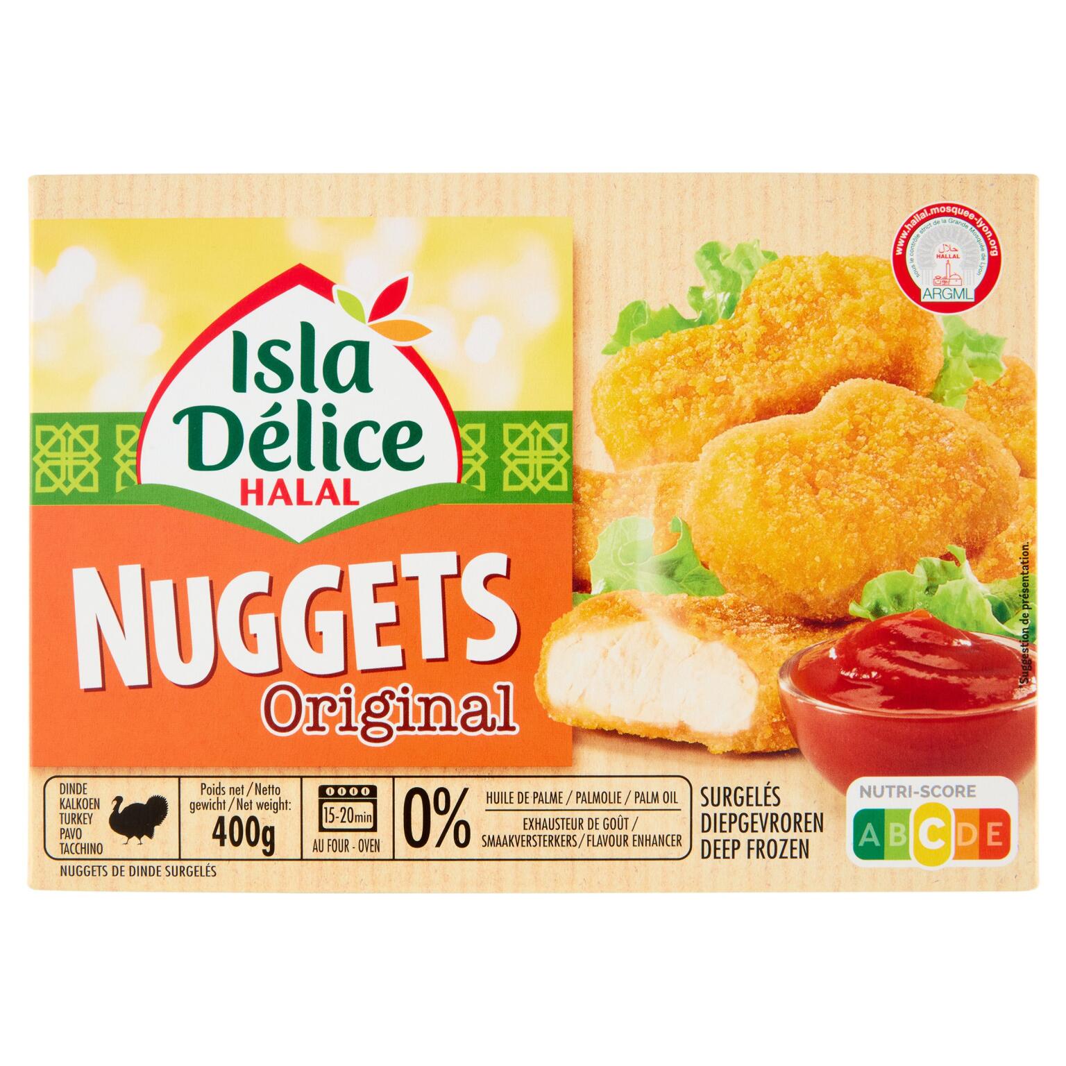 Nuggets di Tacchino Halal 400g Isla Deli
