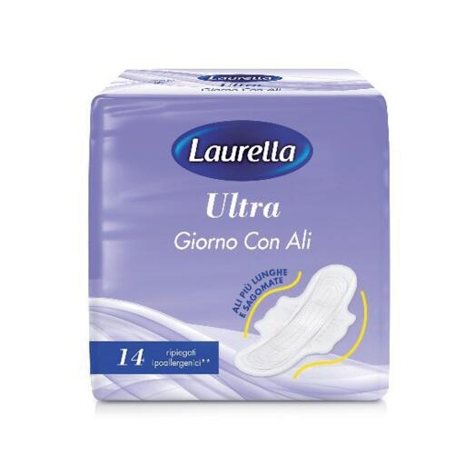 Assorbenti ultra con ali giorno 14 pezzi Laurella