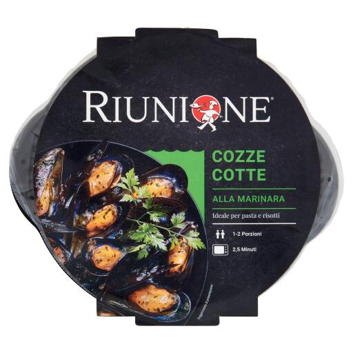 Cozze cotte alla marinara 430g Riunione