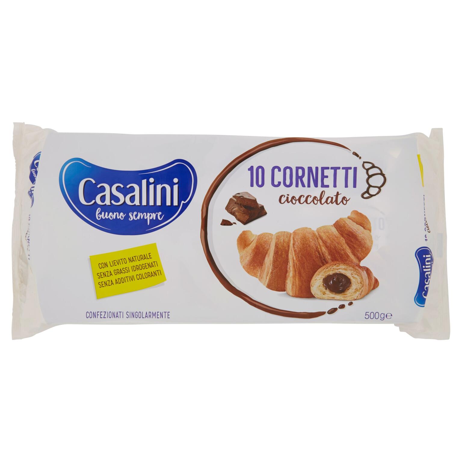 Croissant Cacao 10pz 500g Casalini
