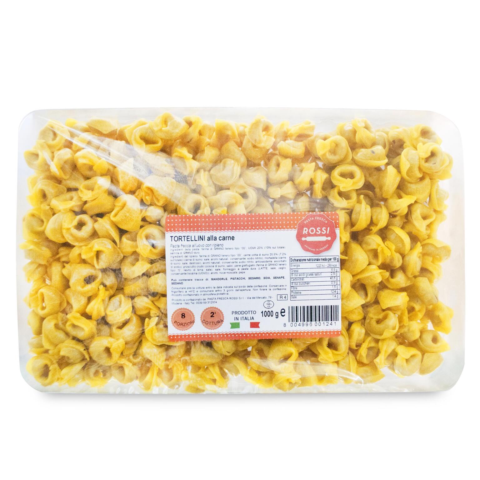 Tortellini alla carne 1kg Pasta fresca Rossi