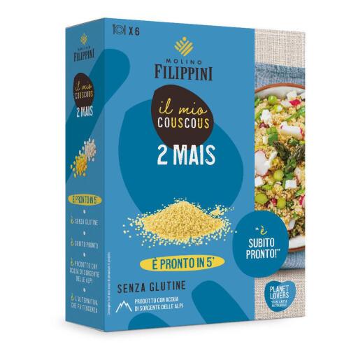 Cous Cous Due Mais (mais bianco e giallo)375g Molino Filippini