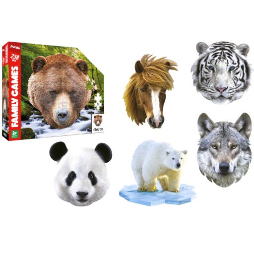 Puzzle animali 100/230/236/238pz assortito