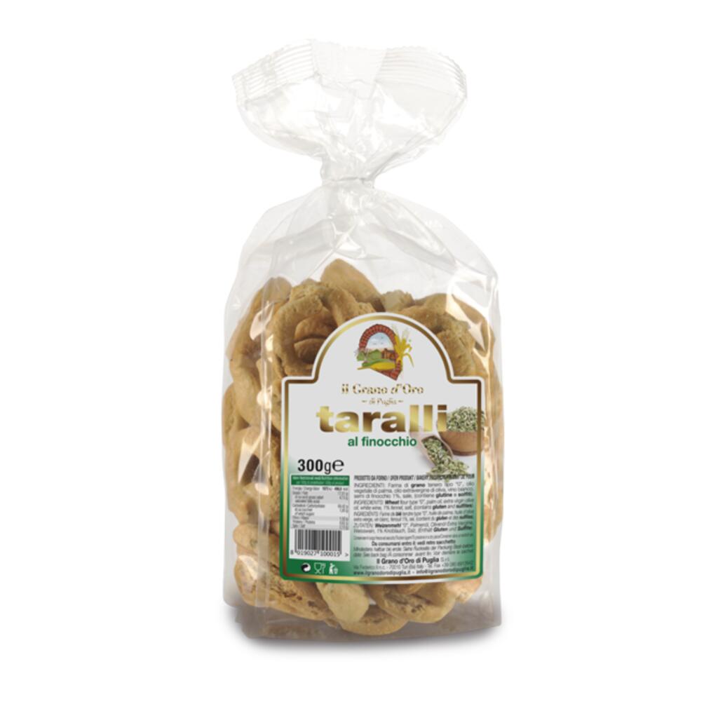 Taralli al finocchio 300g Grano d'Oro di Puglia