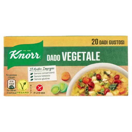 Dado vegetale Knorr 20 cubi 200g