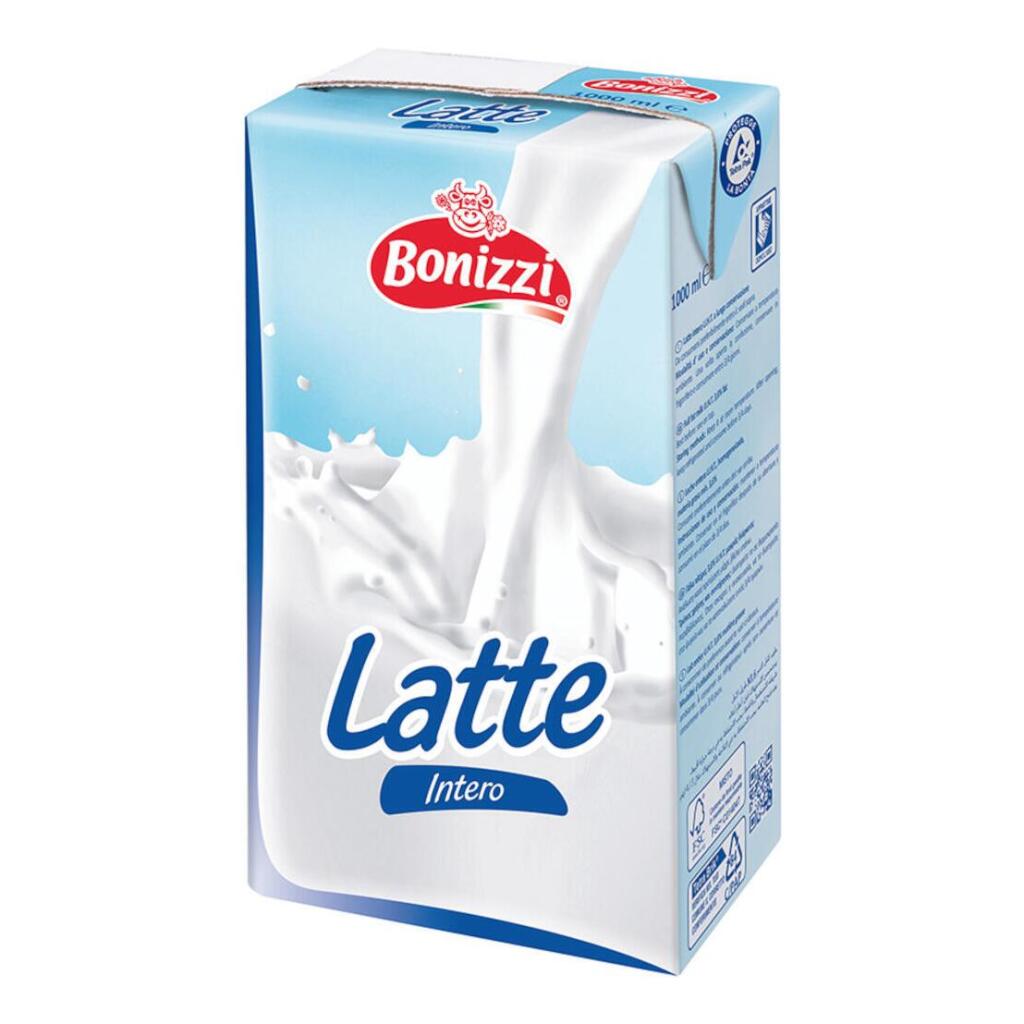 Latte intero uht brik 1l Bonizzi