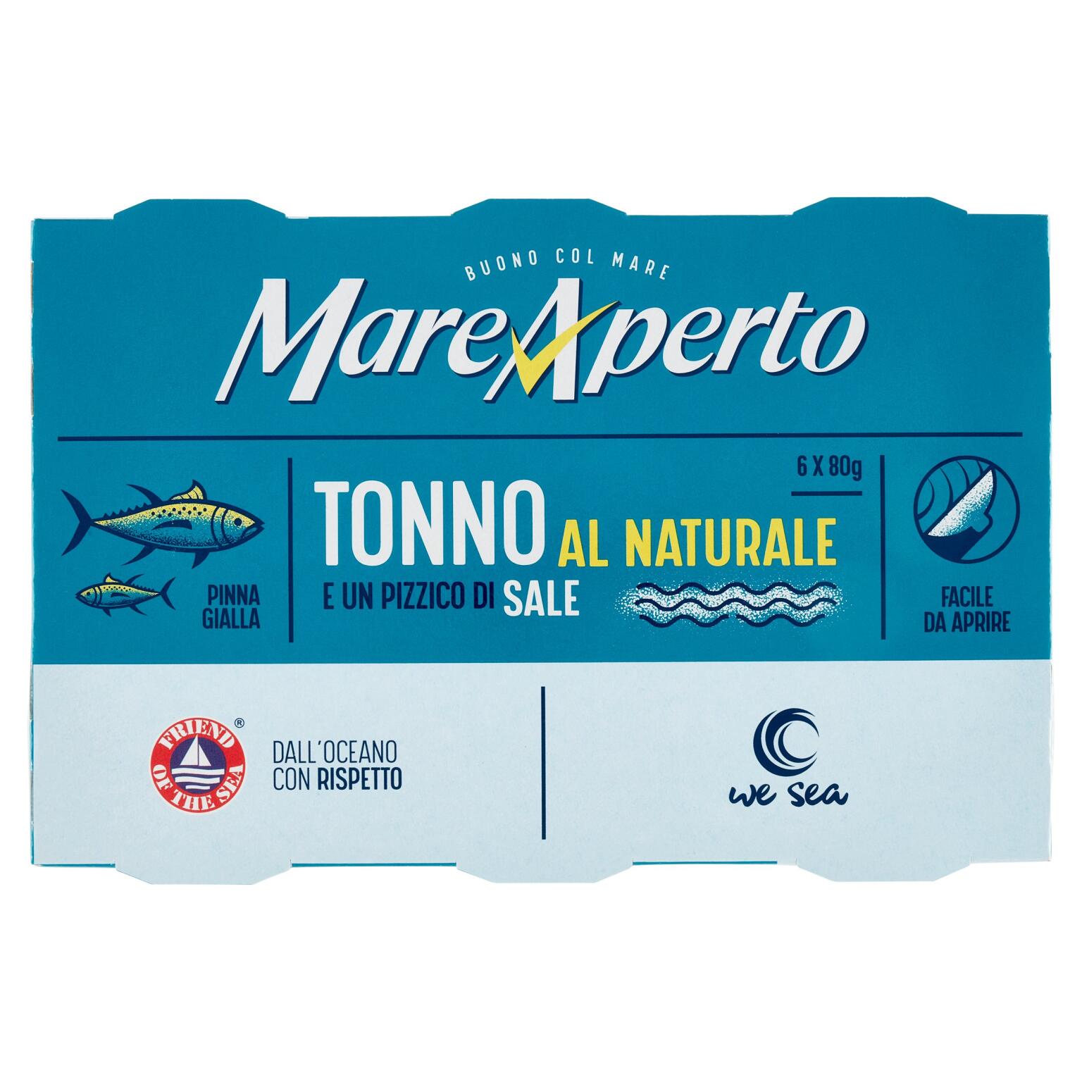 Tonno Naturale 80gx6 Mare Aperto