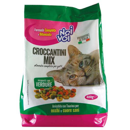 Croccantini Mix Verdure per gatto 400g Noi&Voi