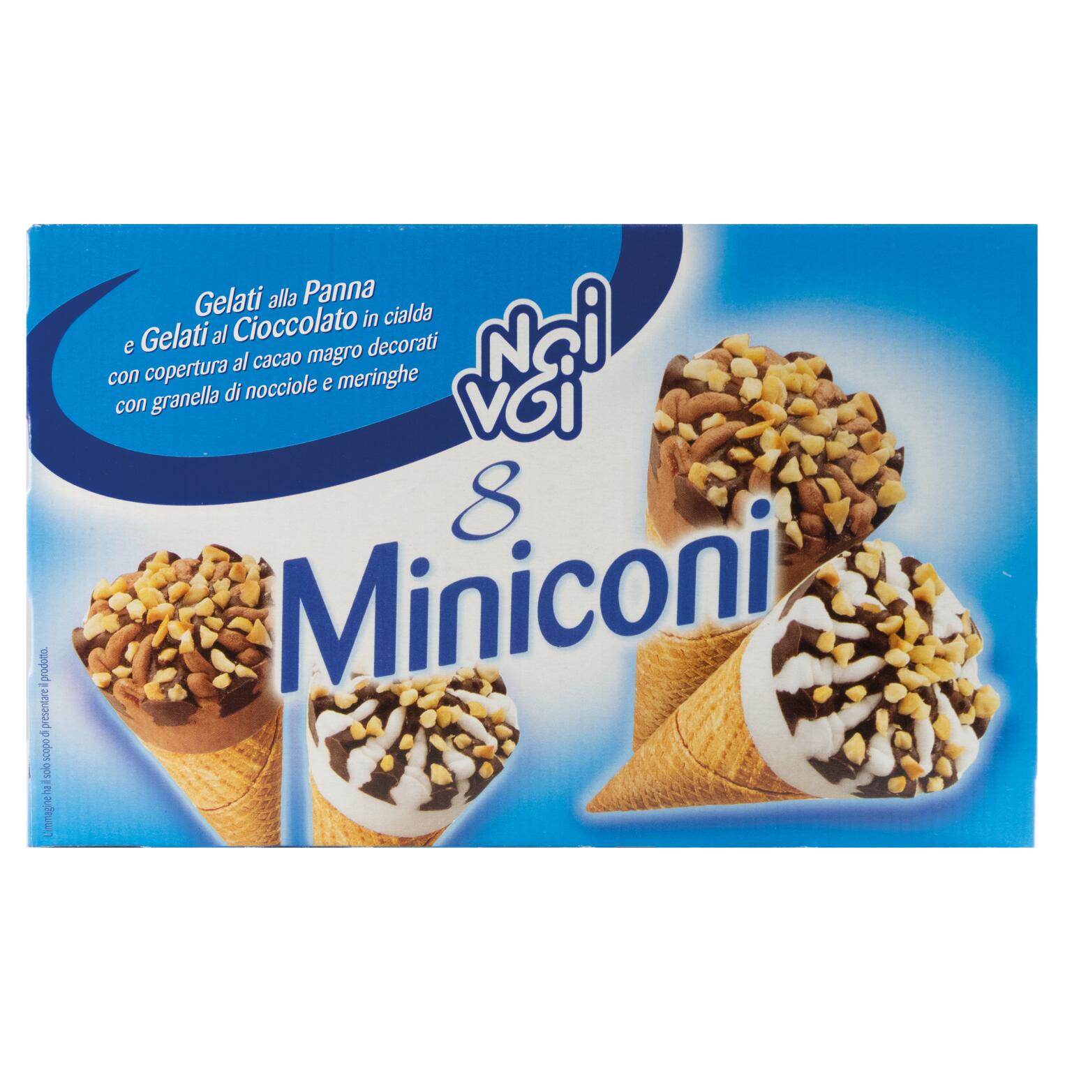 Miniconi assortiti 8 pezzi 320g