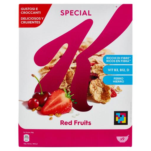 Cereali special K frutti rossi 290g Kellogg's