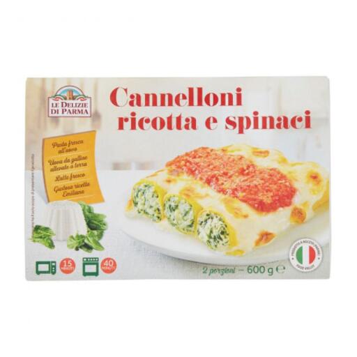 Cannelloni ricotta e spinaci 600g Le Delizie di Parma