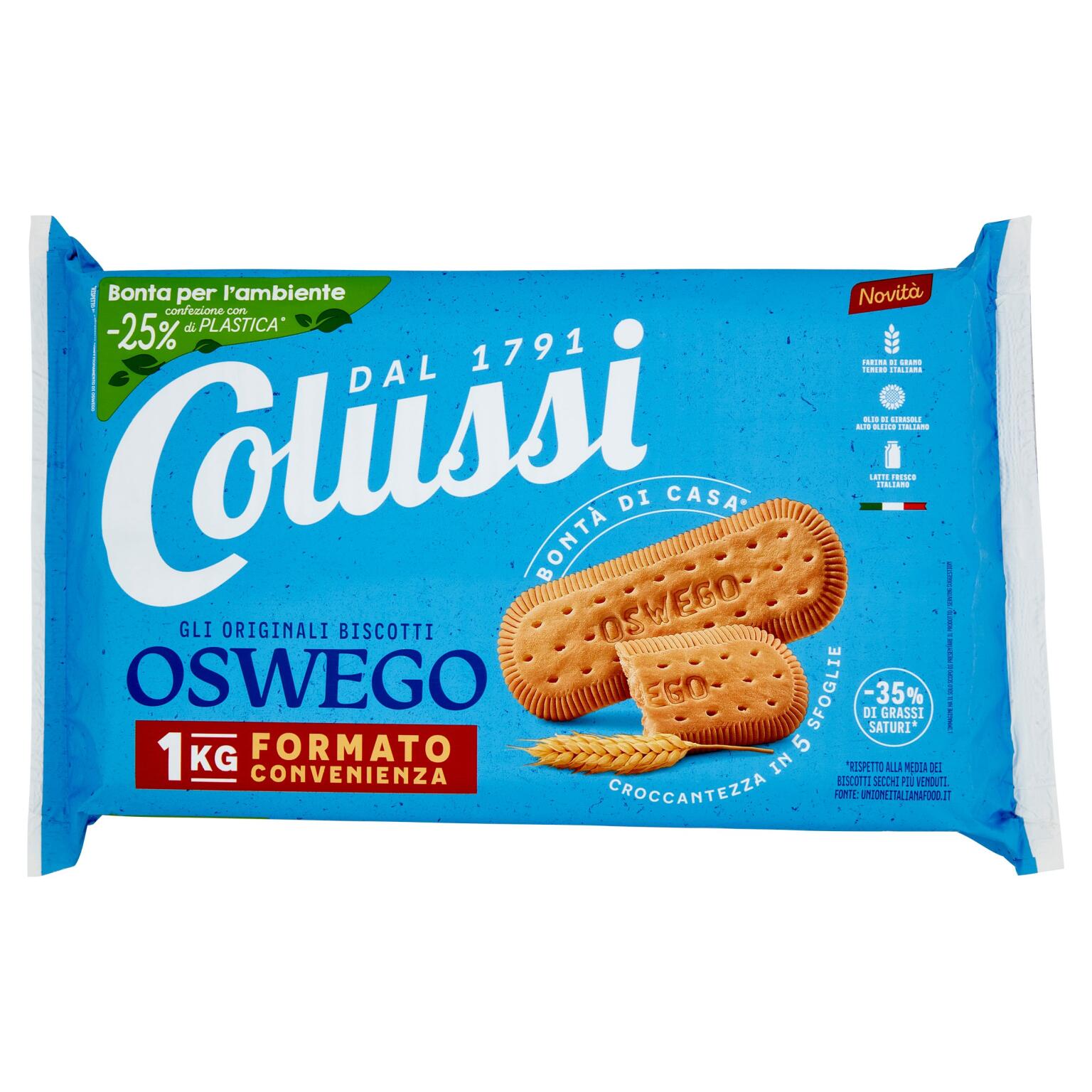 Biscotti Oswego 1 Kg Colussi