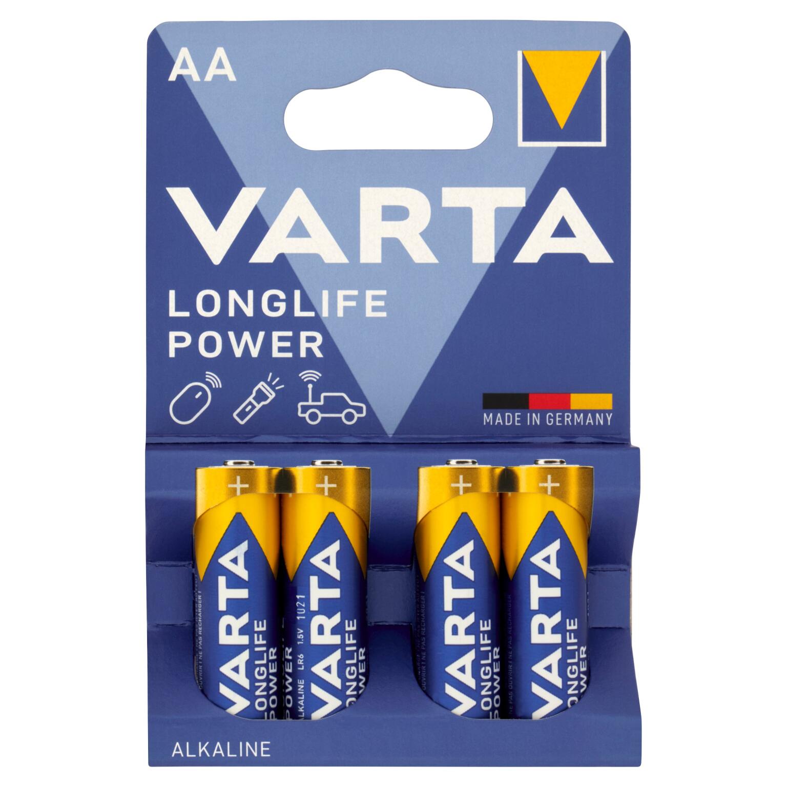 Pila stilo High Energy AA blister 4 pezzi Varta