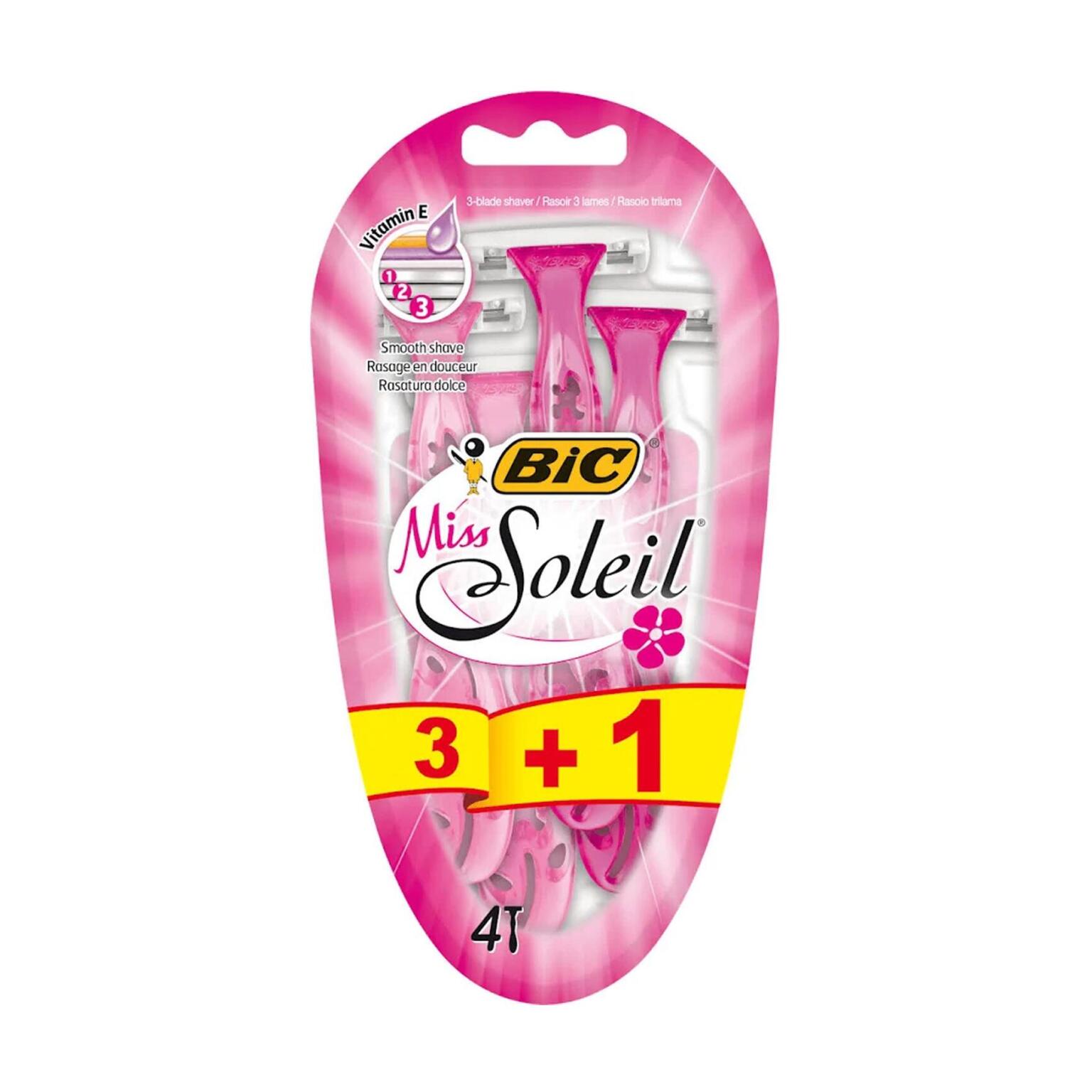 Rasoio Bic Miss Soleil blister 3+1