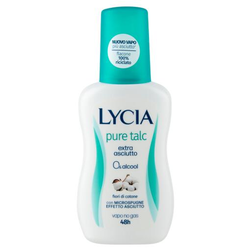 Deodorante vapo anti odore pure talc 75ml Lycia