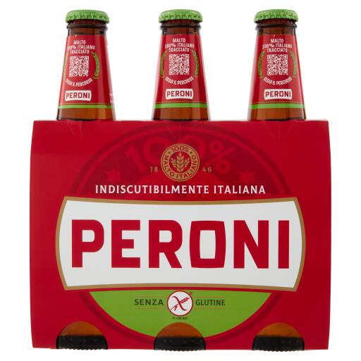 Birra Peroni 33clx3 bottiglia senza glutine