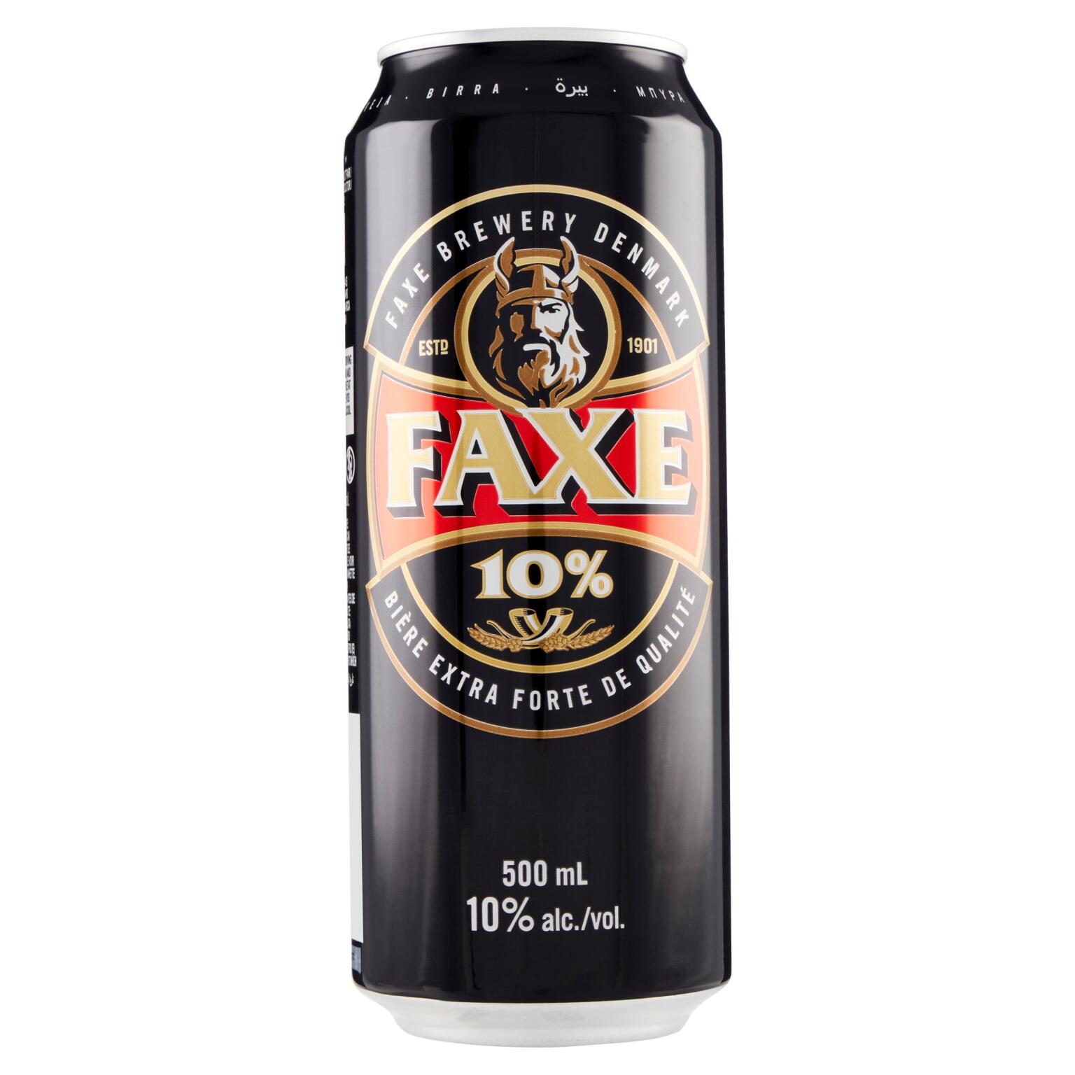 Birra Faxe extra strong 10% 50cl lattina