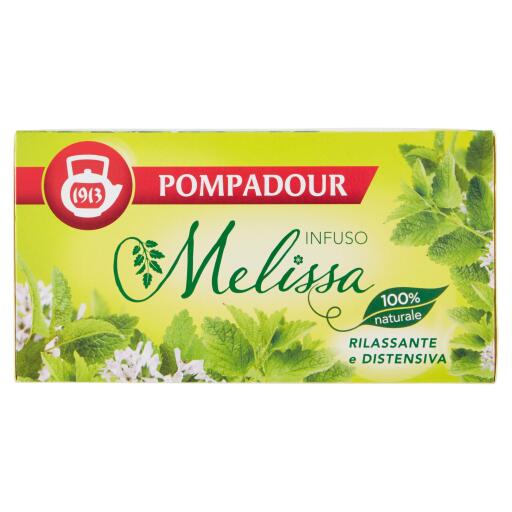 Infuso melissa rilassante e distensiva 20 filtri Pompadour
